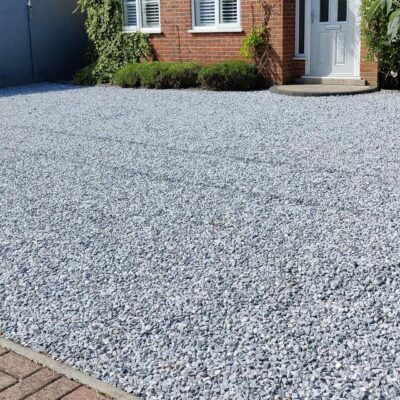 Gravel Driveway with block paved edge Reading